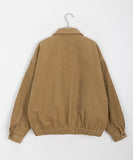 Checkin quilted corduroy collar jumper