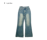 Jug Flare Bootcut Washing Denim Pants