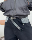 Luden Hook Buckle Hooded Jumper