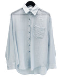 Backslit Striped Overfit Shirt