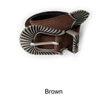 Denan Suede Western Belt