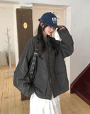 Dusty Pocket String Field Bomber Jacket