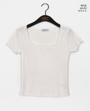 [MADE] Etro Lace Rib Short Sleeve T-Shirt