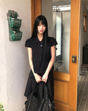 Mattia Double Button Short Sleeve Blouse