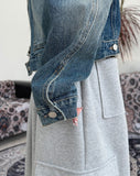 Le So Carpenter Patch Denim Jacket