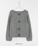 Hanoki Duffel Round Knit Cardigan