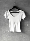 Cheese Deep V-Neck Tee