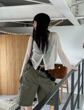 Mute Dyeing Bermuda Cargo Pants