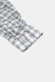 Origin linen over check shirt