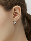 Nova Silver One Touch Earrings