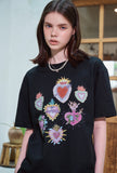 DTP Folk Hearts Short Sleeve Tee
