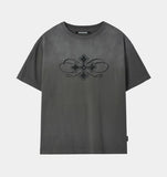 CELTIC CROSS WASHED HALF T