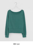 Kemta Layered Off-Shoulder Long-Sleeve Tee
