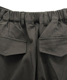 Pin Cotton Wide Cargo Pants
