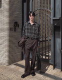 Posi Smooth Overfit Check Shirt