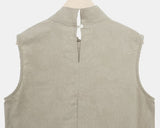 Jewel Ribbon Tie Frill Layered Sleeveless One Piece