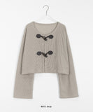 Tonami duffel crop knit cardigan