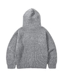 Lena Cable Hood Knit Zip-up
