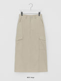 Ferns Cargo Cotton Long Skirt