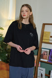BUNNY CAT Embroidery Short Sleeve Tee