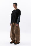 damage washing layered t-shirt