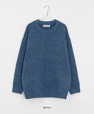 [BAONHAUS] Ryukin Color Mix Wool Round Knit