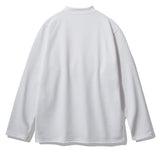 Soft cotton mock neck long sleeve t-shirt