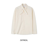 Luke Ribbon Tie Over Fit Shirt