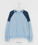 Rohina Color Matching Crop Sweatshirt