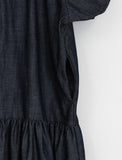 Selverco Layered Shirring Tiered Short Sleeve One Piece