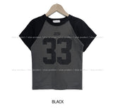 Memory Raglan Semi Crop Tee
