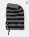 Nubin Stripe Knit Balaclava Hat