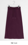 Oha Banding Color Long Skirt