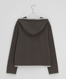 [BAONHAUS] Crea Flower Layered Hoodie