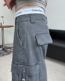 Cardin Washed Strap Cargo Pants