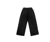 Fotton Pintuck Snap Washing Wide Denim Pants