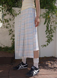 PASTEL CHECK WRAP SK
