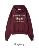 Heads Eagle Print Hoodie