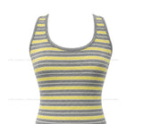 Fruity Stripe Halter Sleeveless