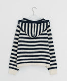 Dilbeco Duffle Hood Knit Cardigan