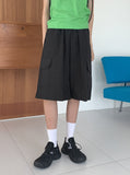 Kanky Nylon Cargo Banding Bermuda Shorts Short Pants