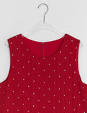 Maoli Layered Flower Balloon Sleeveless One Piece