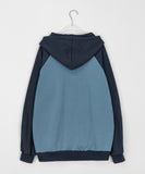 Lokini Brushed Raglan Two-Way Hood Zip-Up