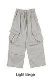 Nideion Pintuck Diagonal Cargo Pants