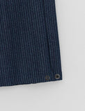 [unisex] Rimmo Snap Stripe Denim Bermuda Pants