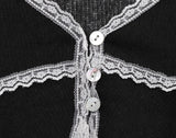 Teden Lace Linen Button Cardigan