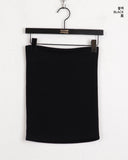 Forbin Layered Ribbed Knit Tank Top Tube Top
