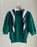 [Scarf set] Bersi Basic Half Knit