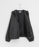 [Unisex] Kudalon Check Over Hood Windbreaker