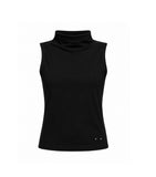 [mnem] Piercing Half-Neck Sleeveless